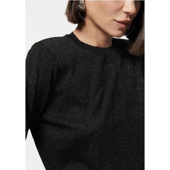 NEW CAMI NYC gama sweater in black metallic - Picture 4 of 4